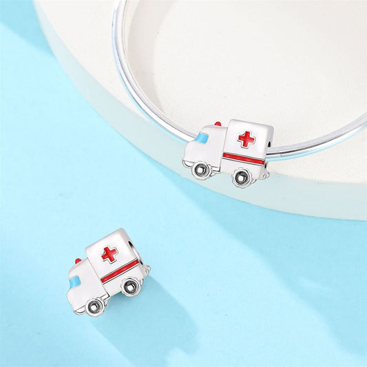 DIY Bracelet Accessories Silver-plated Beads