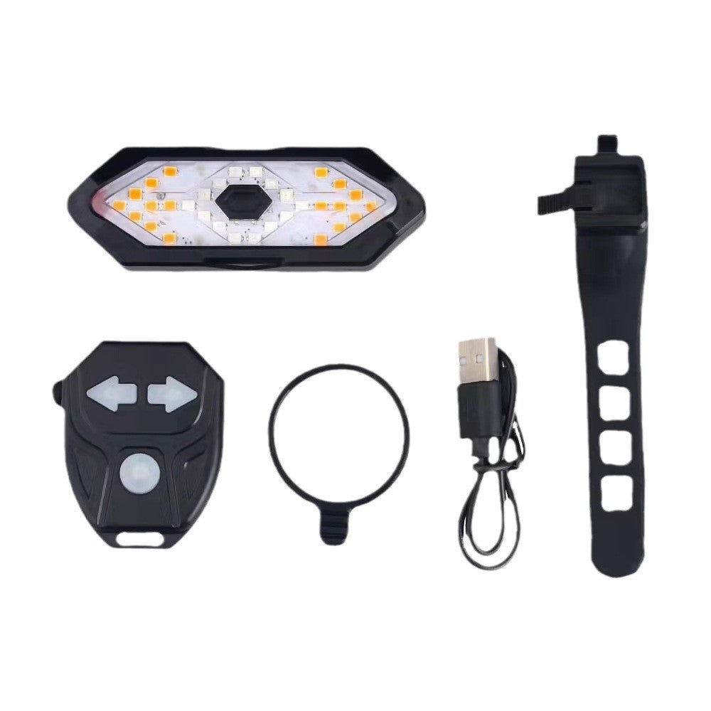 USB Charging Bicycle Turn Signal With Horn