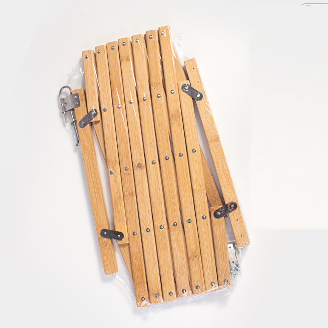 Retractable Wooden Dog Gate Pet Baby Safety Fence Barrier Doorways Stairs Garden