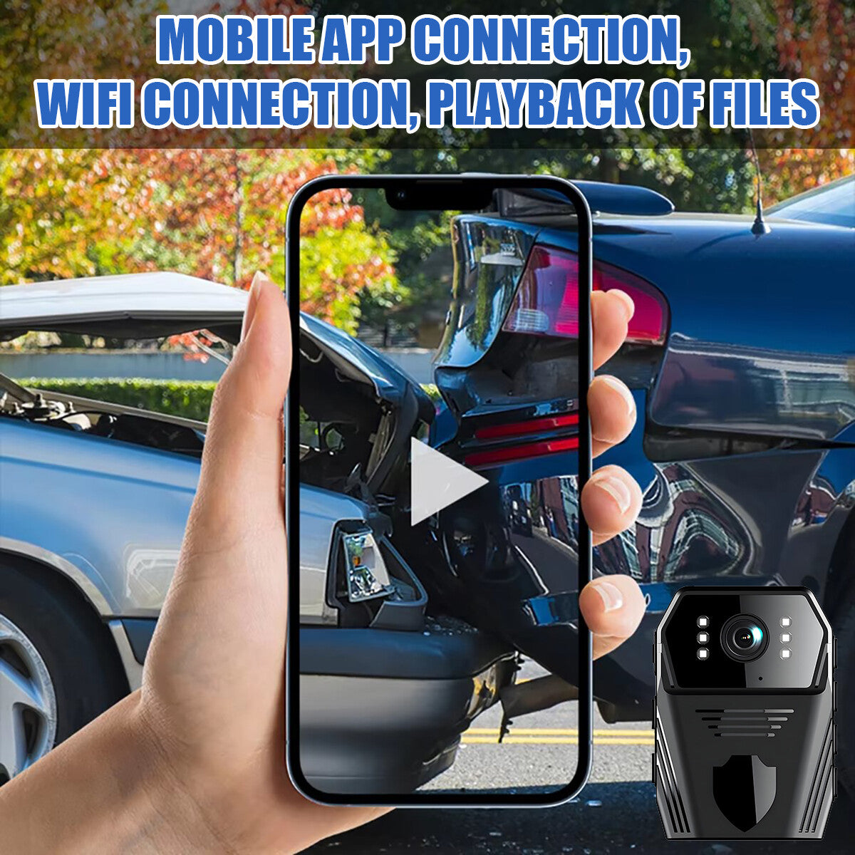 WIFI 4K Mini Camera Camcorder Body Police Cam With Audio Video DVR IR Night Cam