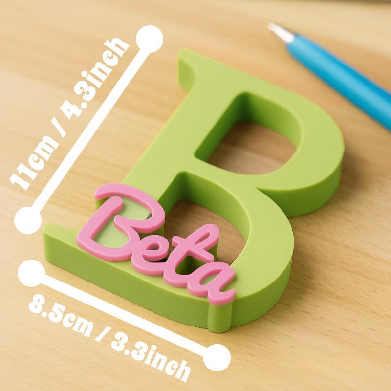 Cross Border Customized Multi-color Letter Desktop Ornament Name Christmas Gift