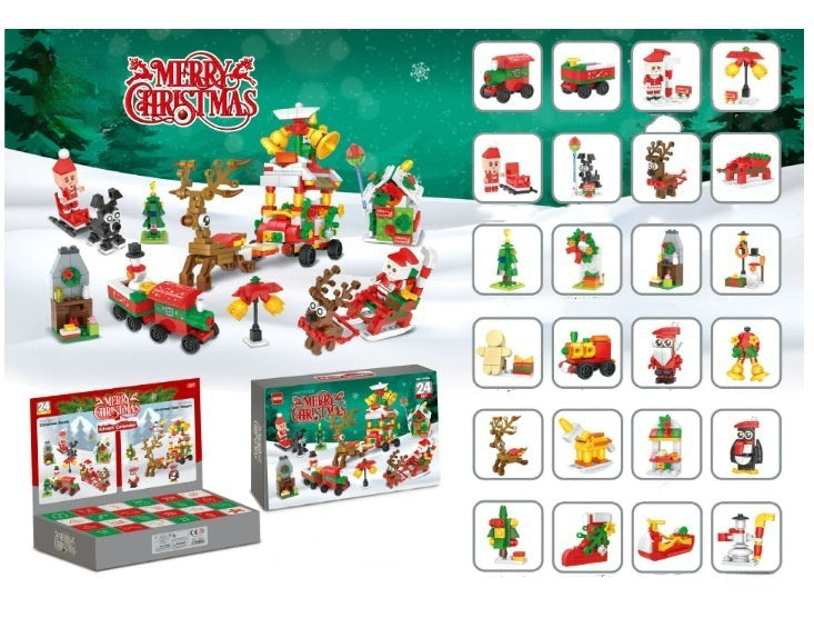 Christmas Tree Building Blocks Christmas Blind Box Christmas Gifts