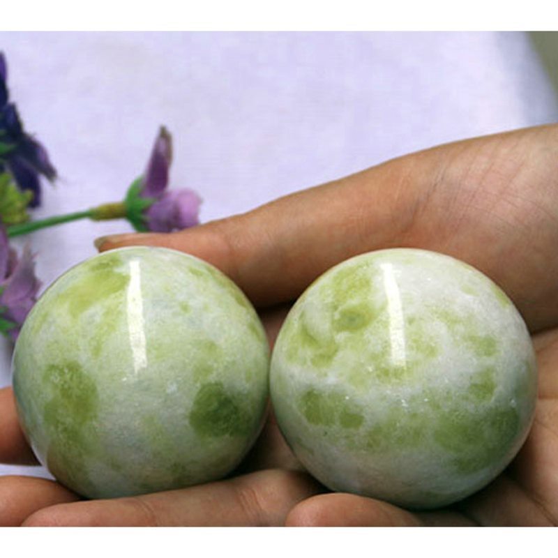 Rotating Jade Fitness Ball For Hand Exercise