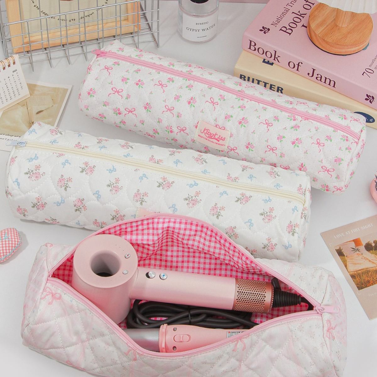 Travel Curling Iron And Straightener Storage Bag