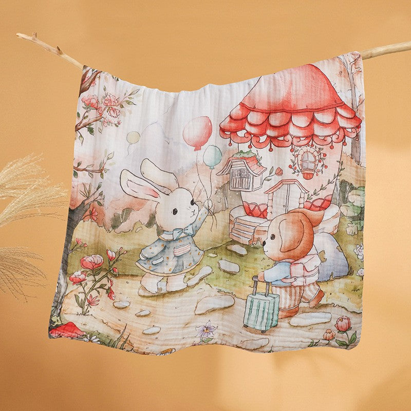 Baby And Infant Products Pure Cotton Six-Layer Gauze Bath Towel