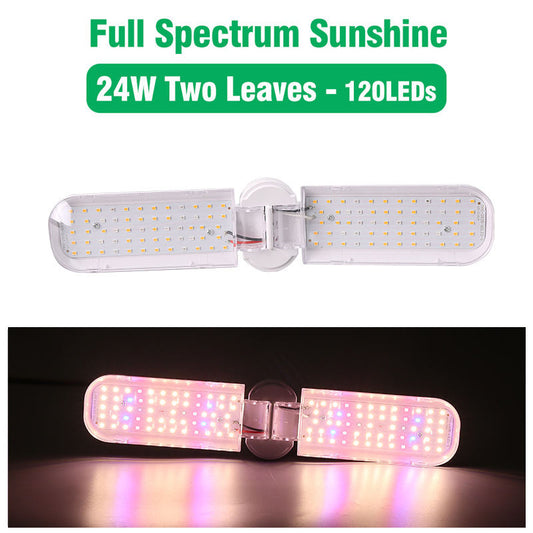 Full-spectrum Succulent Supplementary Lighting Lamp, Colored LED Plant Growth Lamp, Foldable For Fruit, Vegetable And Flower Seedling Cultivation, Foldable And Portable