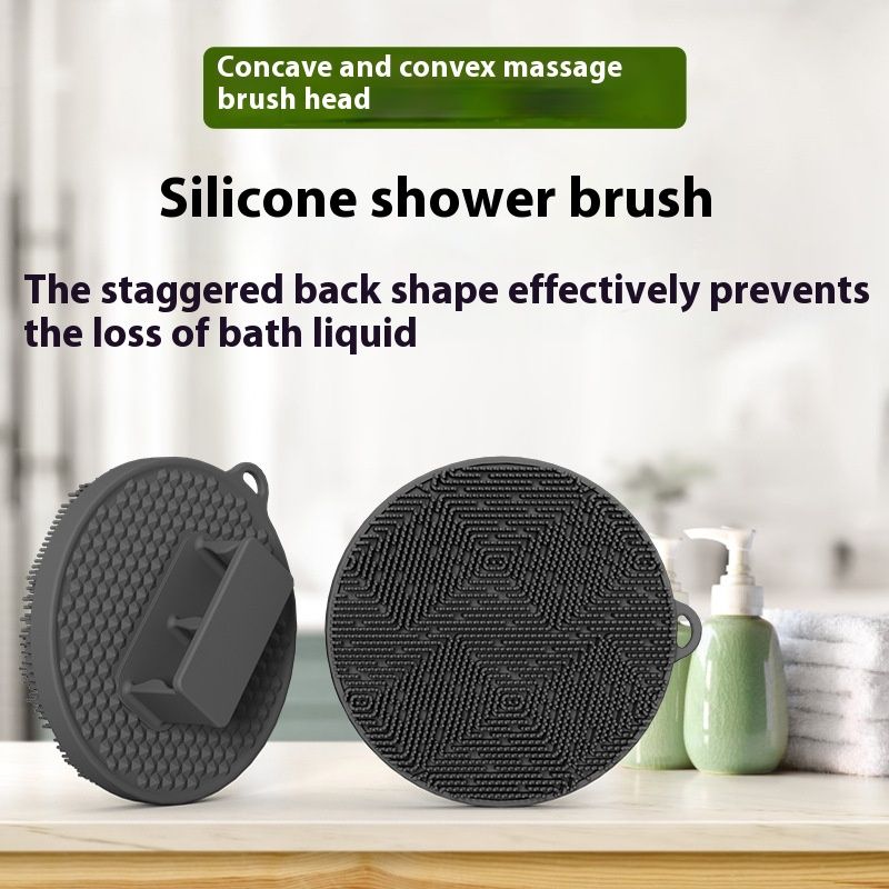 Silicone Massage Brush Head Bath Brush Silicone Bath Brush