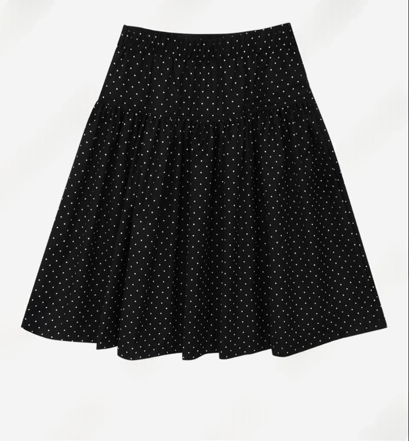 Korean-style Sweet And Versatile Polka-dot Age-reducing Skirt
