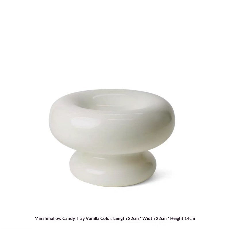 Ceramic Fruit Bowl For Home Living Room Coffee Table Storage Container Fruit Plate Snack Tray