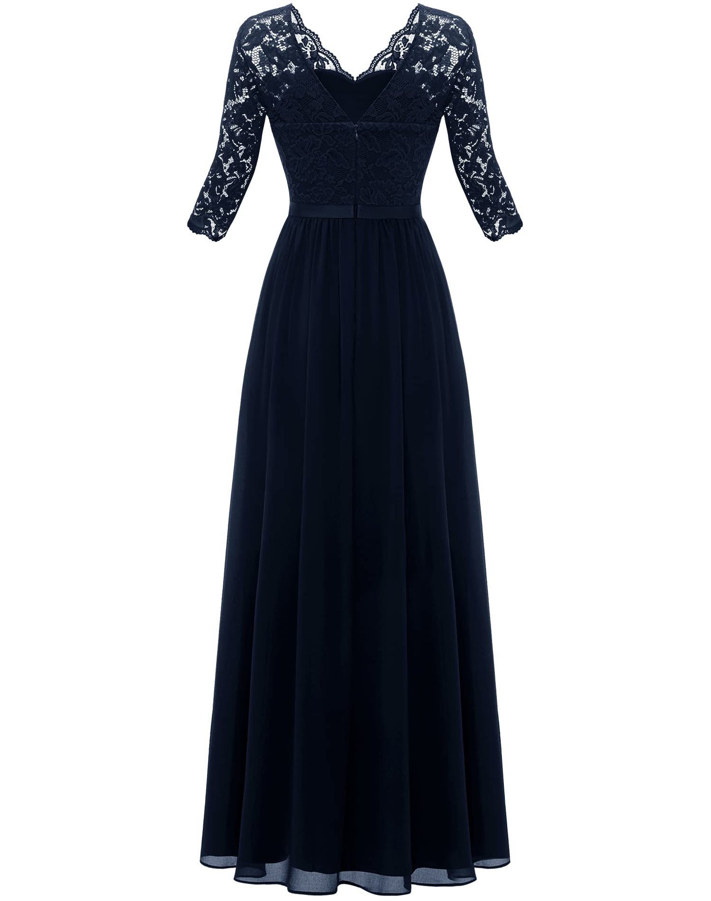 Best Seller Dress Lace Long Patchwork Waist-tight Noble Dress