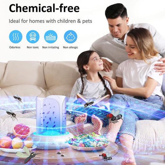 Purple Light attracting 360 degree Charging Fly Zapper