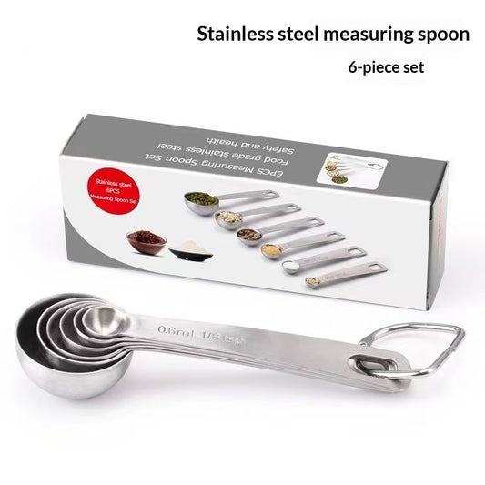 Stainless Steel Measuring Spoon Set With Markings Kitchen Tools