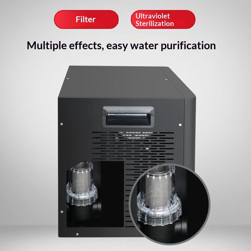 Built-in Pump Filtration Ice Bucket With An Ice Bath Machine