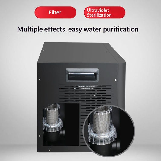 Built-in Pump Filtration Ice Bucket With An Ice Bath Machine