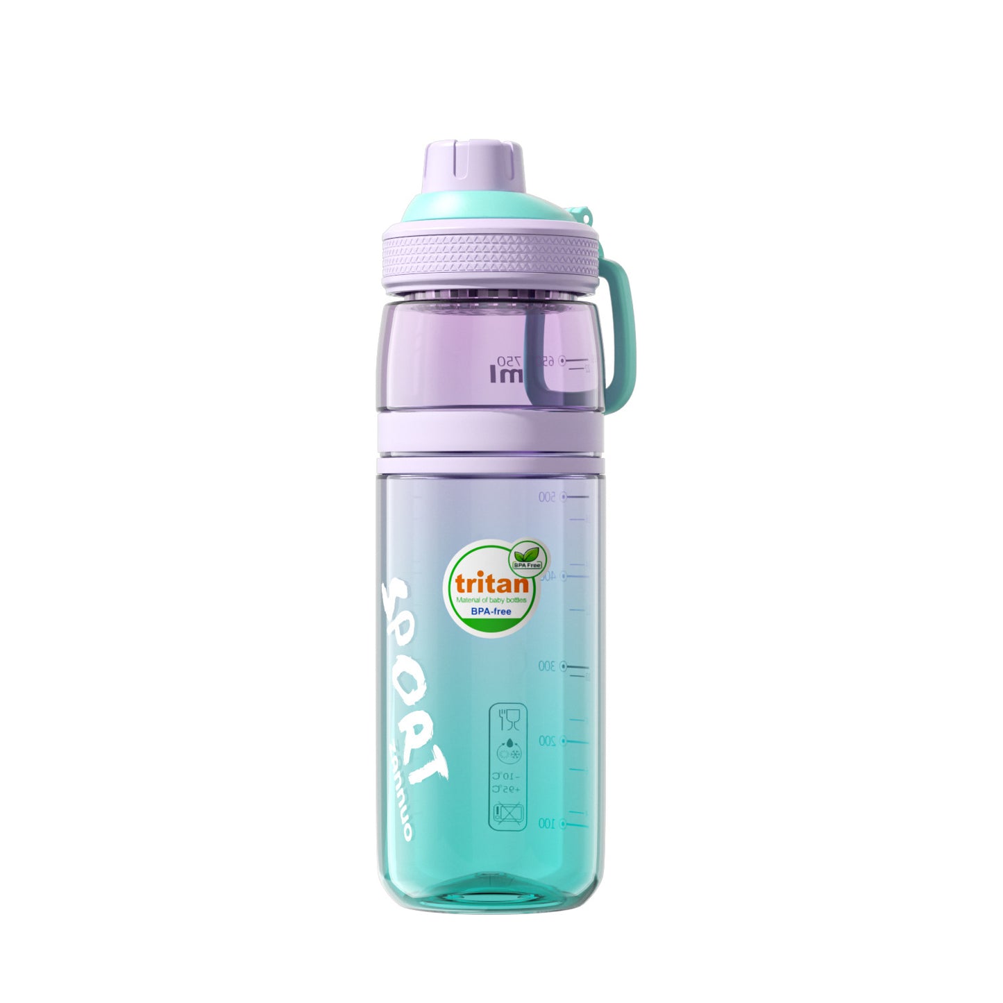 Sports Water Bottle Outdoor Drop-resistant Large Capacity