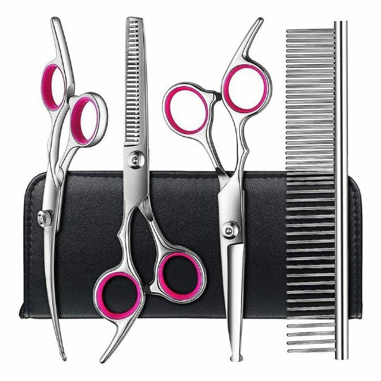 Pet Scissors Beauty 6-inch Fish Mouth Suit