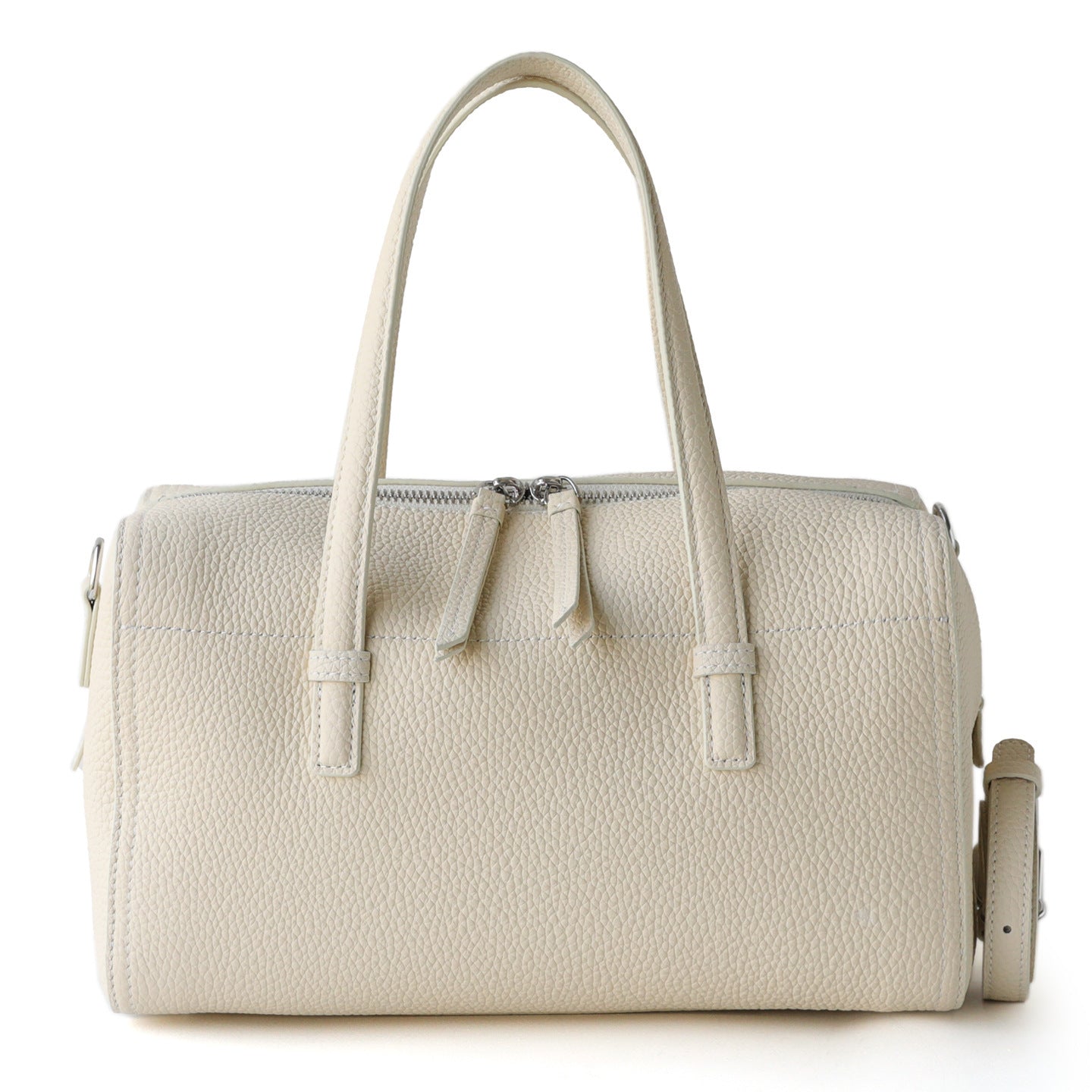 Korean-style Minimalist First-layer Cowhide Boston Pillow Bag