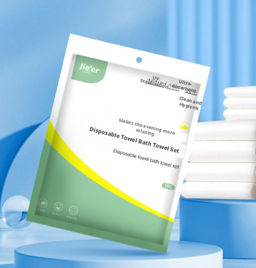 Disposable towels and bath towels-30 * 60cm +70* 140cm-1 set