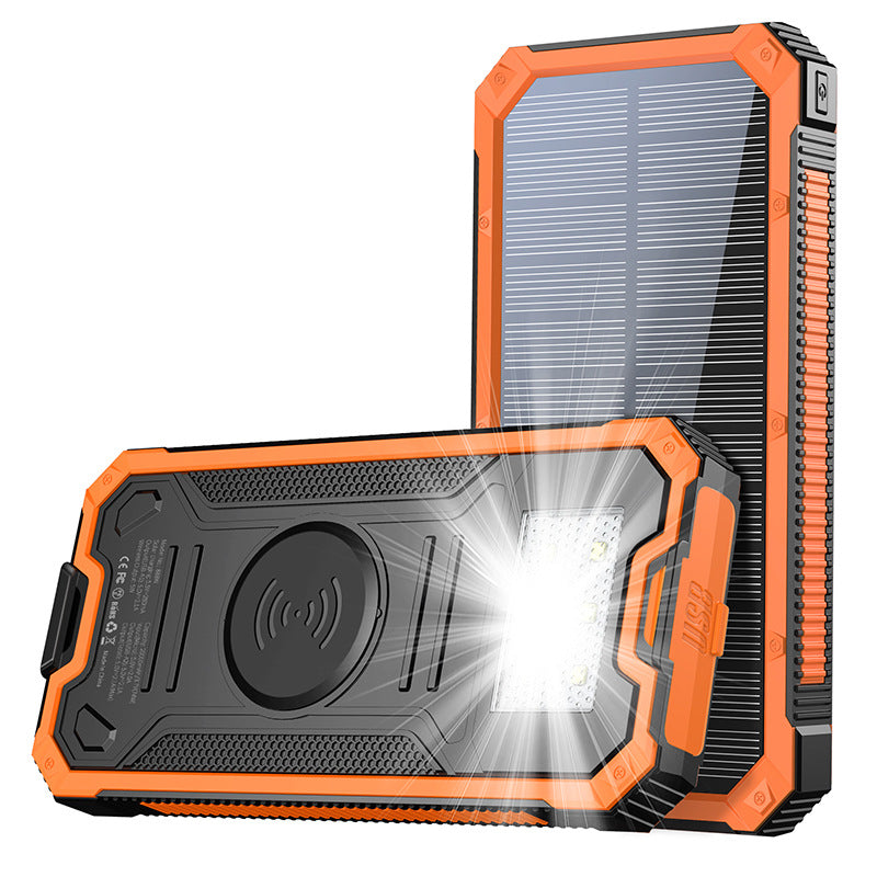 Outdoor Waterproof Wireless Charging Solar Power Bank 20000mAh