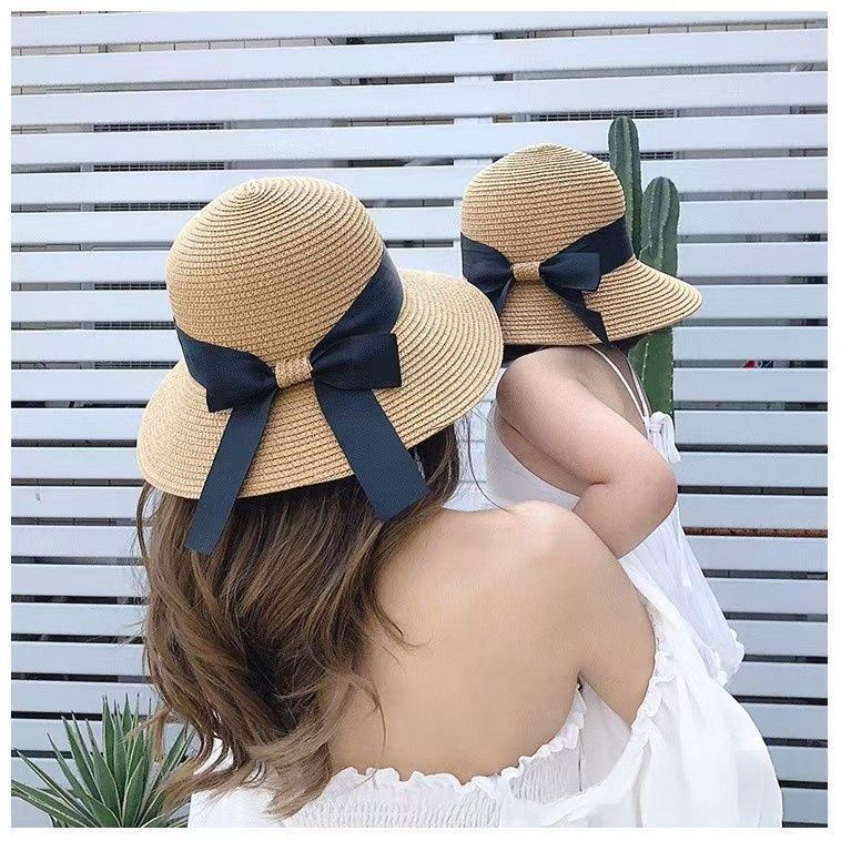 Korean Style Bow Outdoor Sun Protection Foldable Sun Hat