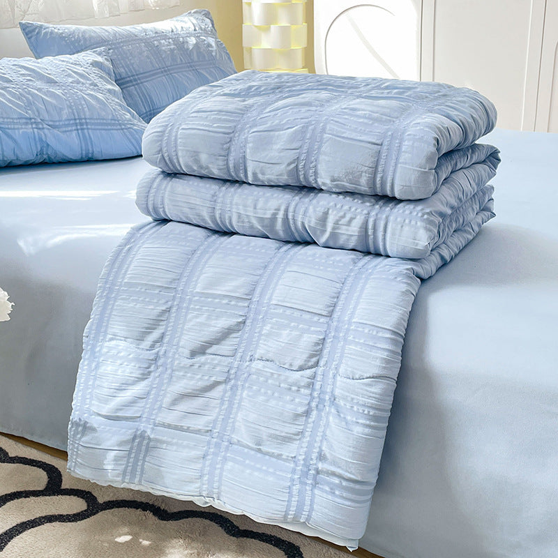 Seersucker Summer Cooling Air Conditioning Bed Summer Quilt