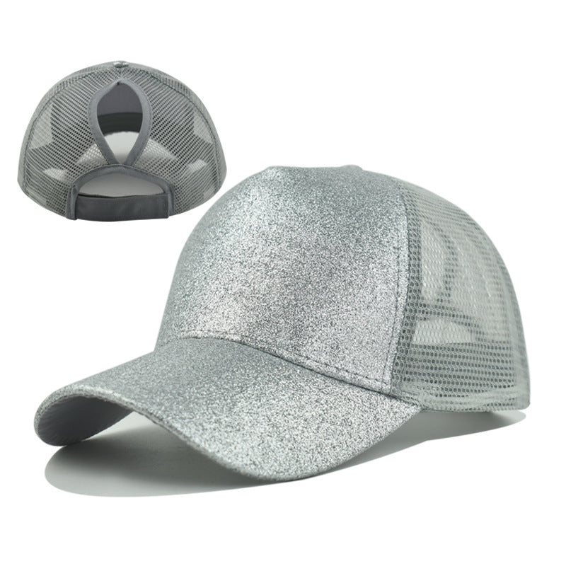 Women's Netting Breathable, Allowing Hair To Be Exposed. Fashionable And Simple Style Baseball Cap. Suitable For Sisters To Go Out And Do Outdoor Activities.