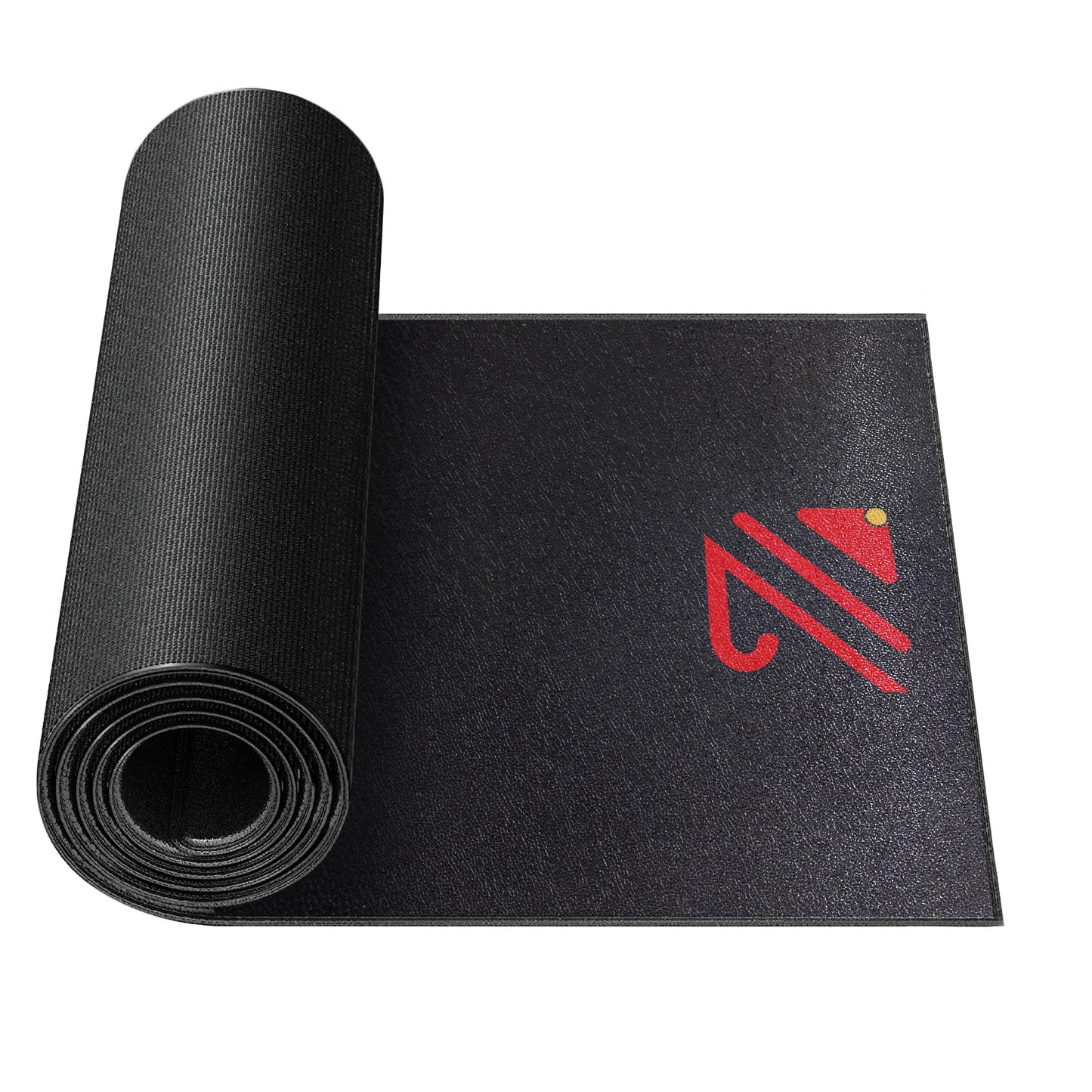 Bicycle Riding Mat PVC Anti-slip Bicycle Shock-absorbing Mat Fitness Bike