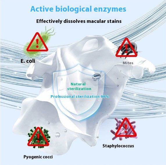 Biological Enzyme Bubble Powder, Active Oxygen Bubble Detergent, Laundry Detergent, Stain Removal