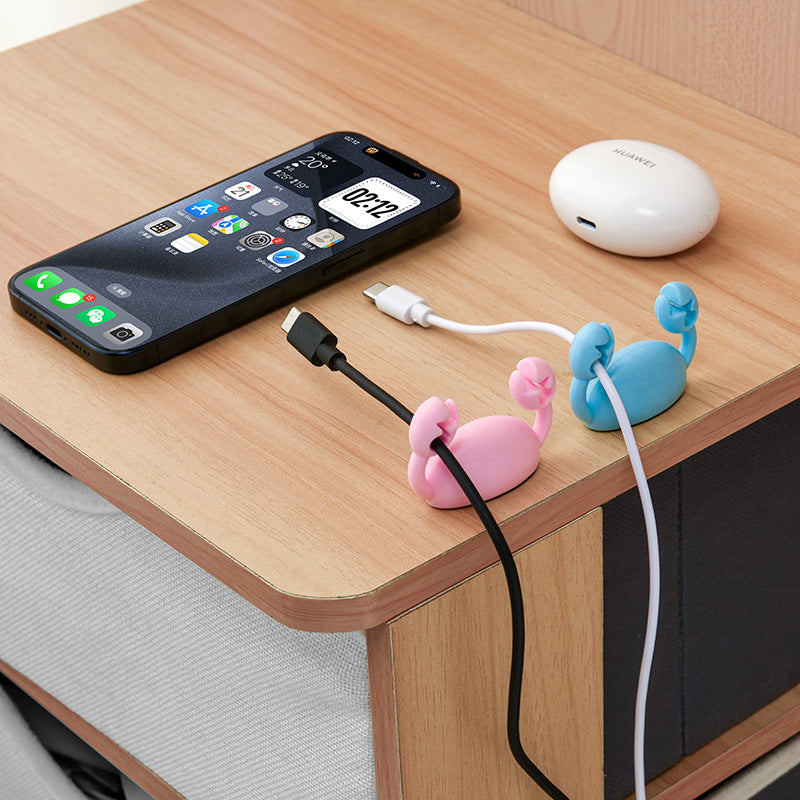 Cartoon Crab Cord Manager Mobile Phone Charging Cable
