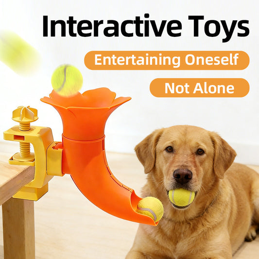 Self-Feeding Ball Dispenser Pet Interactive Training Dog Toy