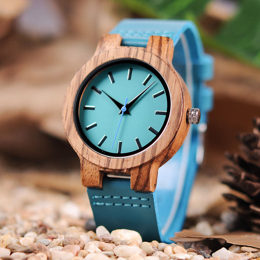 Simple Wooden Watch As A Birthday Gift For Students