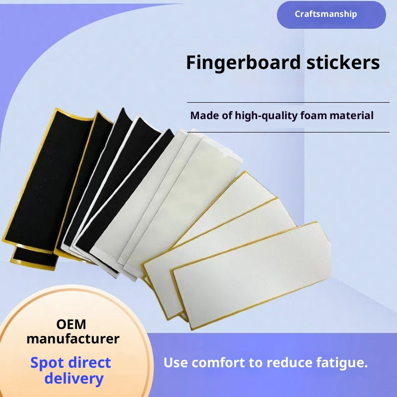 Spot Finger Skateboard Non-slip Mat Foam Material Finger Skateboard Accessories Anti-slip Tape Color Complete