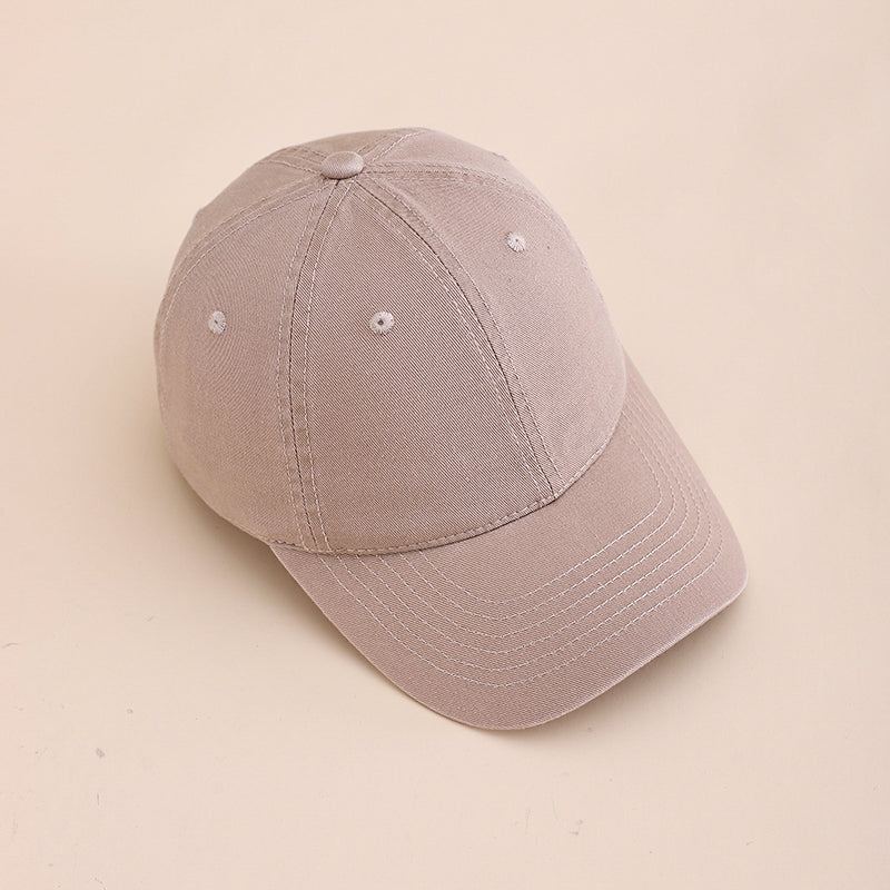 New Men's And Women's Solid-color Light Board Fashion And Simplicity Style Adjustable Baseball Cap Suitable For Outdoor Outings And Daily Commuting Outfits