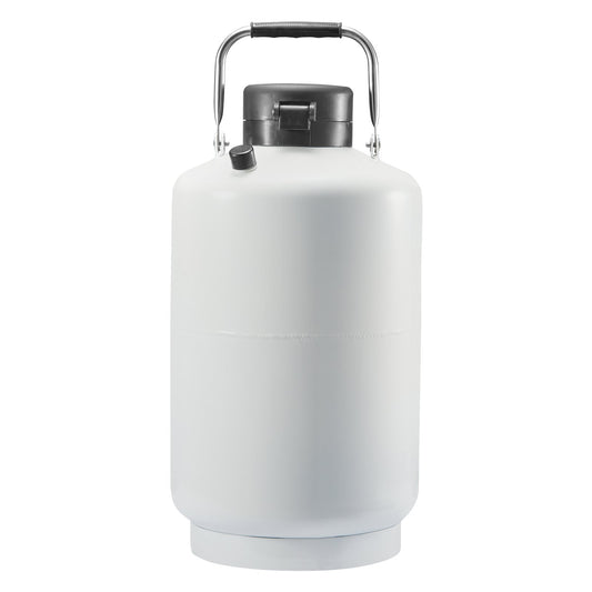 Liquid Nitrogen Tank, 10 L Aluminum Alloy Liquid Nitrogen Container, LN2 Tank Dewar With 6 Canisters And Carry Bag With Straps, Cryogenic Tank For Beauty Industry, Semen Preservation, Scientific