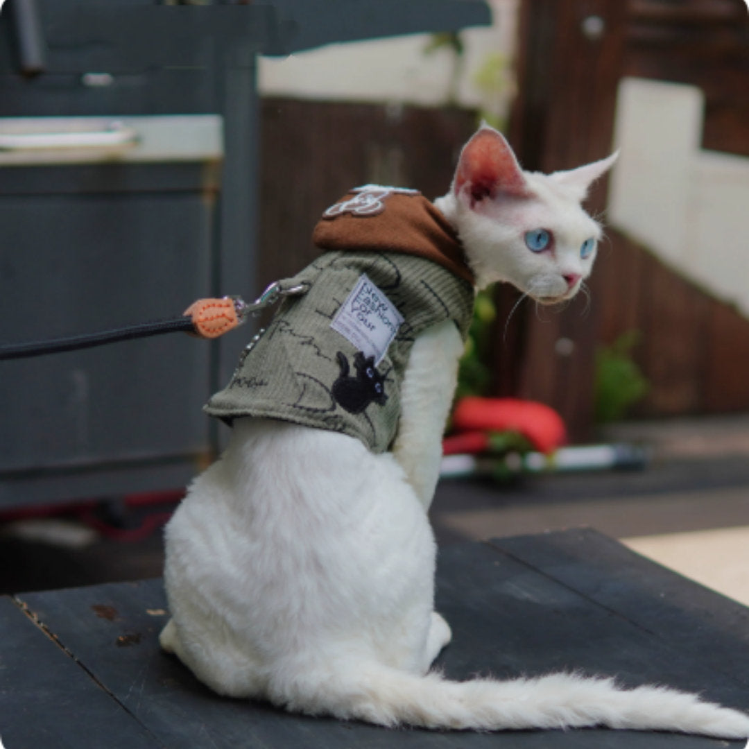 Outdoor Pet Half-Shirt For Hiking And Camping