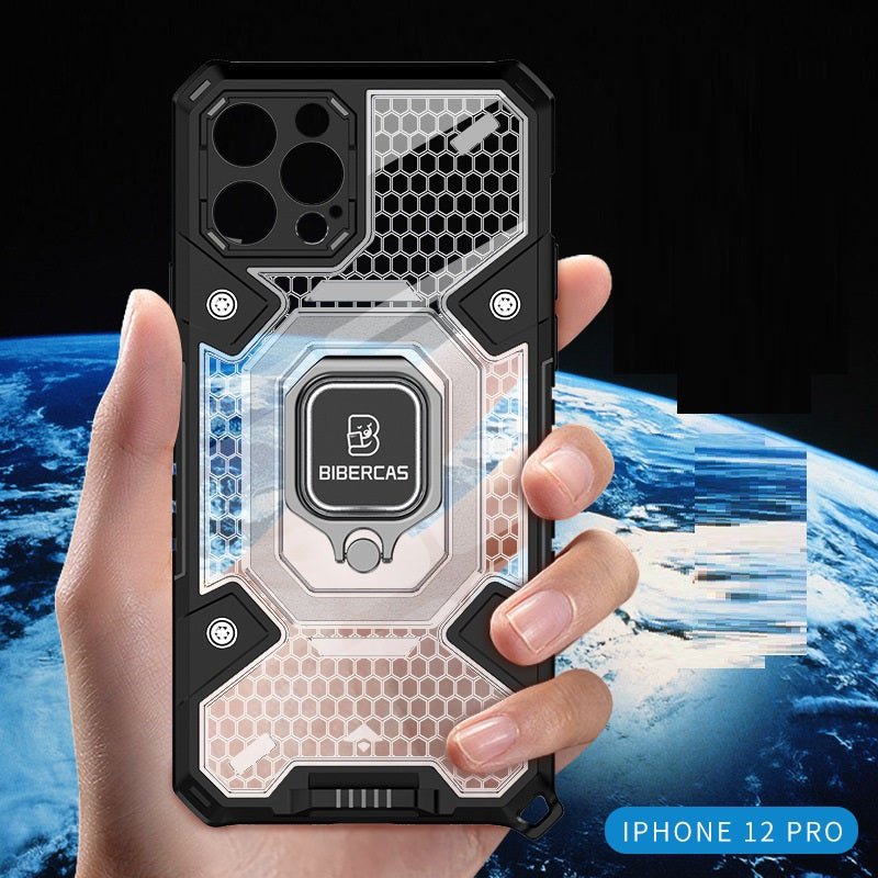 Cooling Mobile Phone Case Magnetic Transparent Soft Shell Lanyard