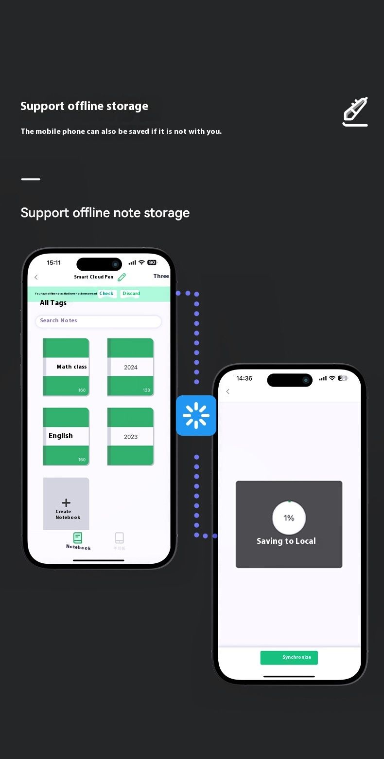 Smart Pen Writing Set Notebook