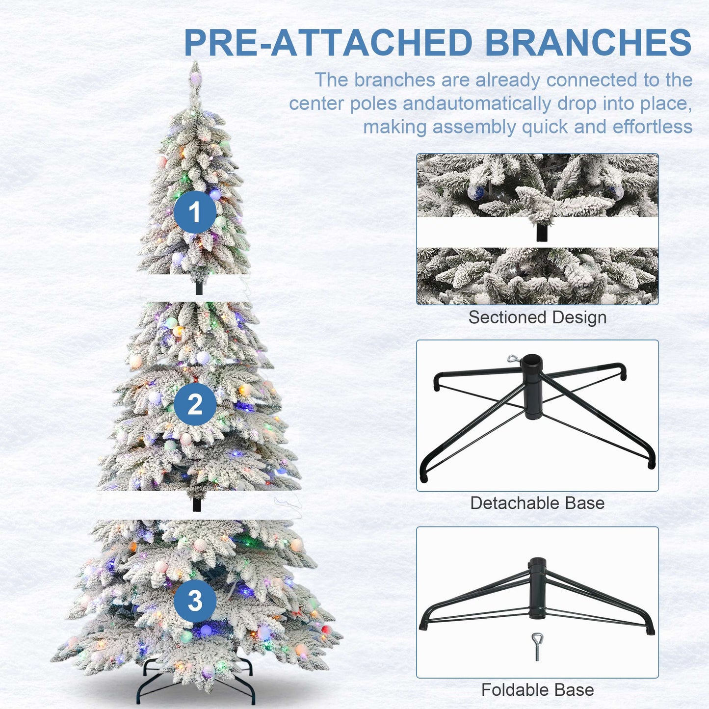 Illuminated Christmas Tree For Home Living Room Festive Decoration, Christmas Gifts And Ornaments, Perfect For Christmas Scene Setup