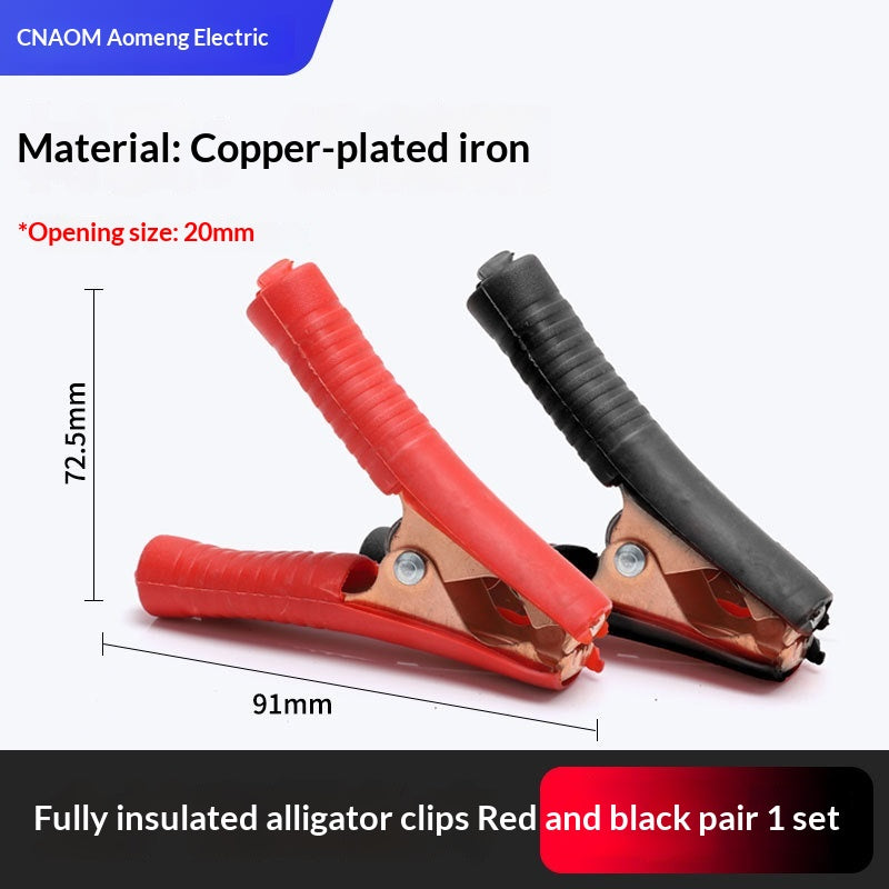 Pure Copper Alligator Clip For Car Battery Charging