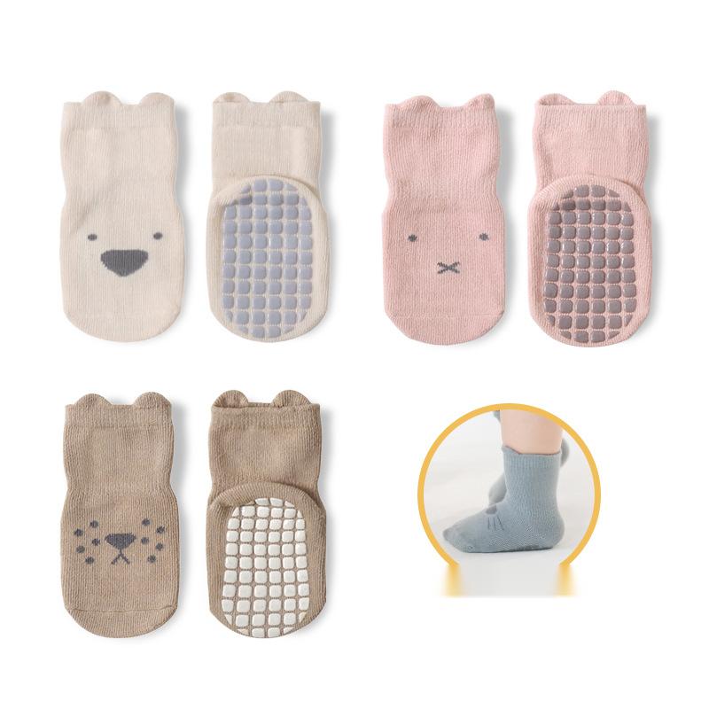 Baby Cotton Non-slip Indoor Cooling Learning To Walk Short Boat Socks