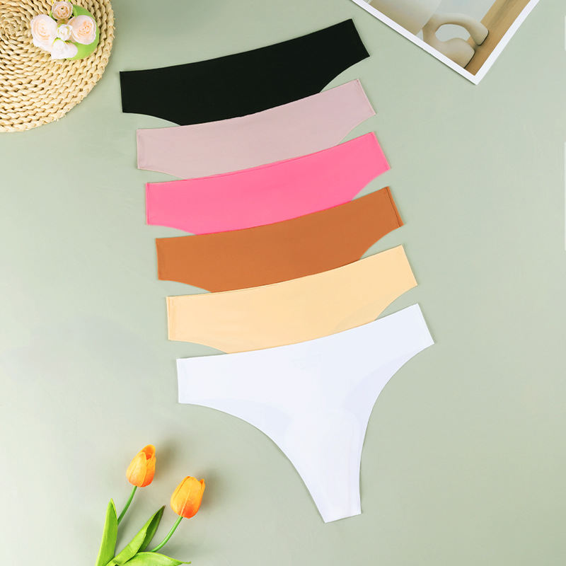 Ice-silk Seamless No-show Underwearperfect For Sports And Yoga