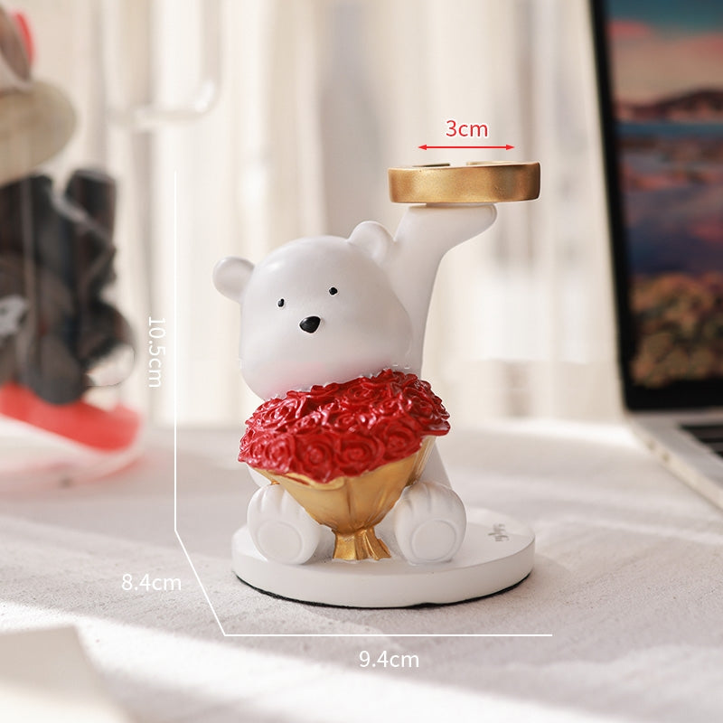 Trendy Resin Cool Rabbit Watch-charging Bracket