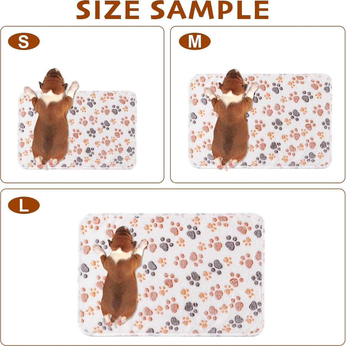 1 Pack 3 Blankets Fluffy Premium Fleece Soft Pet Blanket Flannel Throw For Cat Dog Puppy