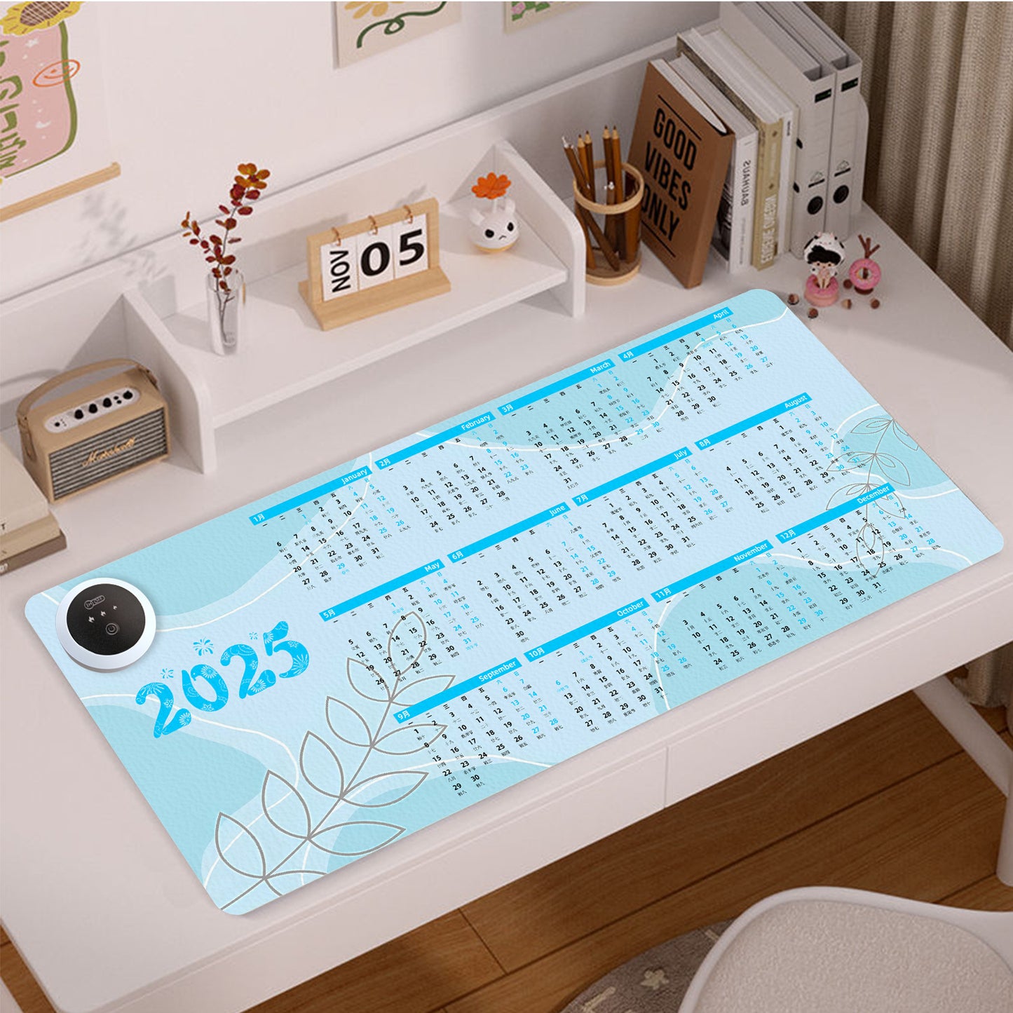 3-speed Smart Temperature Control 220V Calendar Heating Mouse Pad