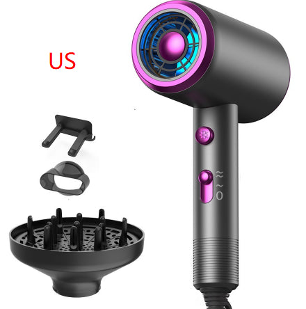 Hair Dryer With Negative Ions Offering Both Hot And Cool Air Settings