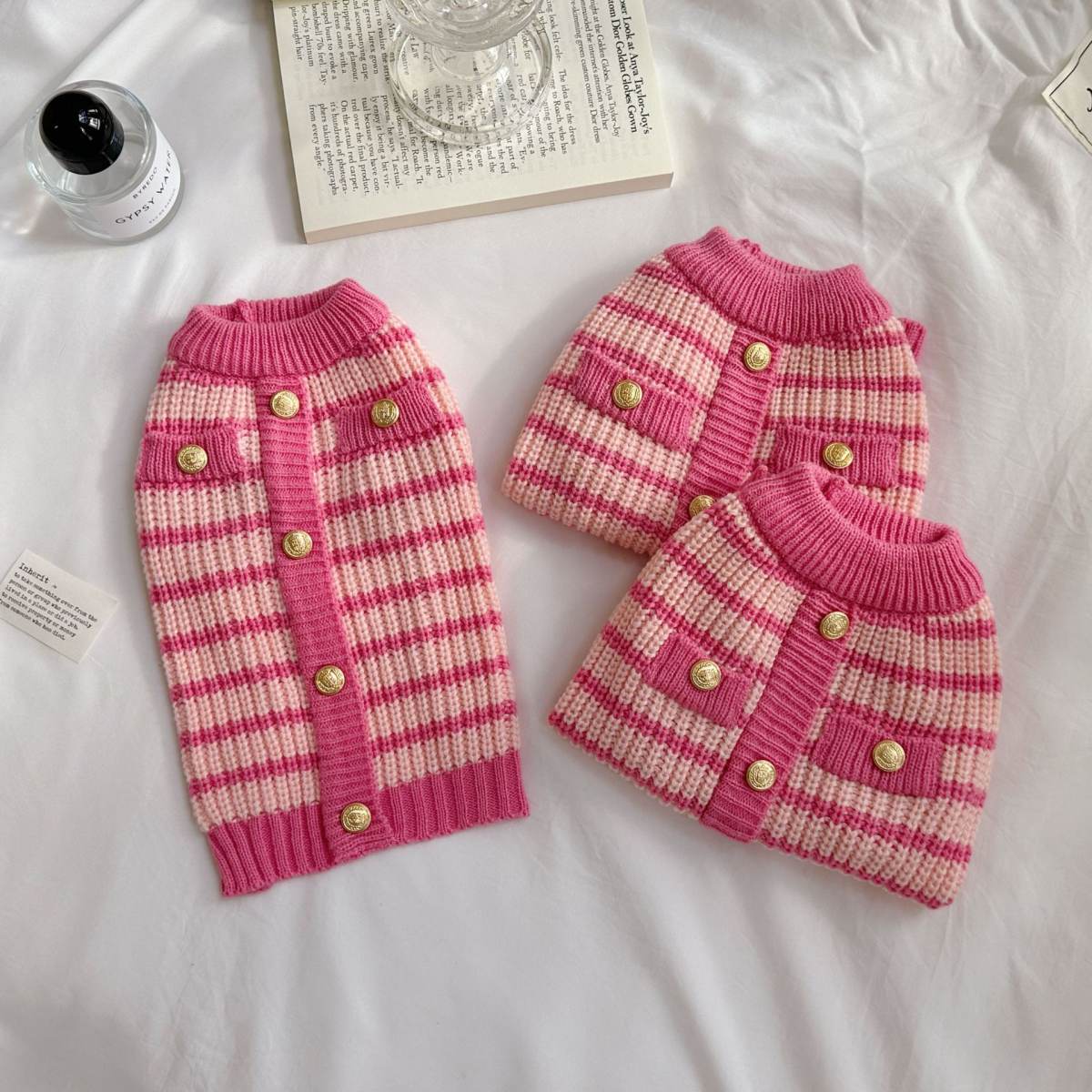 Striped Sweater Pet Clothes Classic Style