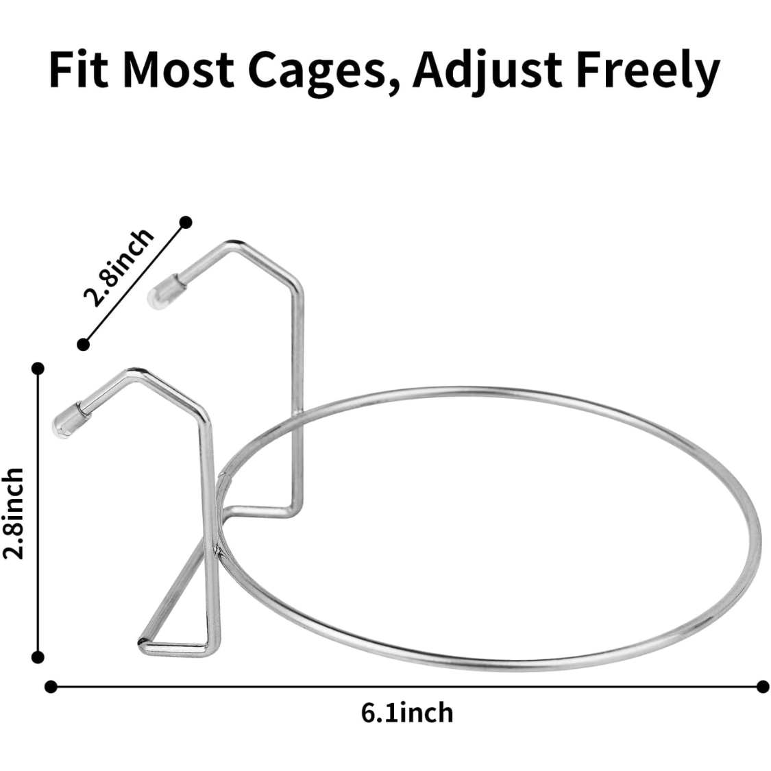 2PCS Kennel Water Bowl Hanging,Stainless Steel Puppy Bowls For Small Dog Cage,Kennel, Crate, Catio Accessories,Dog Crate Water Bowl Dish Feeder Food Holder No Spill
