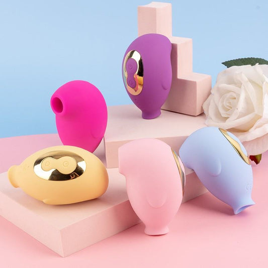 Penguin-shaped Silicone Simulation Toy For Oral Sex And Self-pleasure, With Variable-frequency Charging And Vibrating Function
