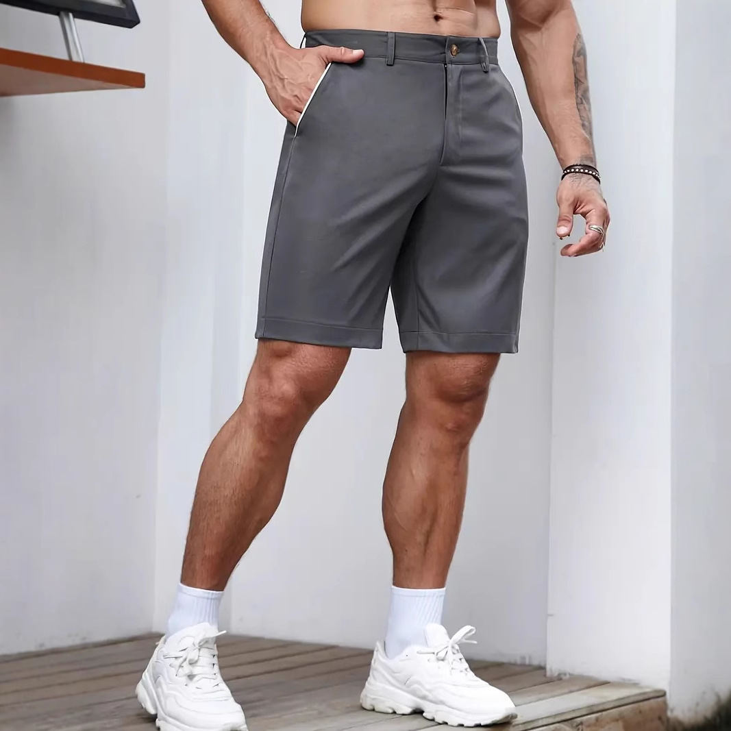 British-style Suit Casual And Fashionable Handsome Best-selling Solid-color Shorts