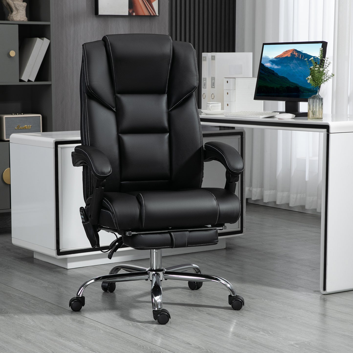 6 Point Vibration Massage Office Chair with Heat